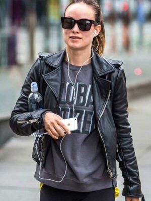 Olivia Wilde Black Jacket