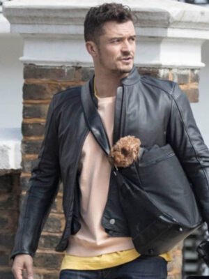 Orlando Bloom Black Jacket
