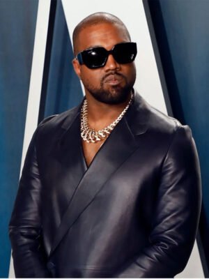 Oscar Party Kanye West Black Blazer