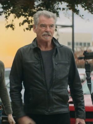 The Out Laws Pierce Brosnan Black Jacket