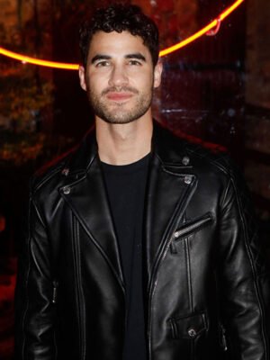 Paris Fashion Week Darren Criss Black Jacket