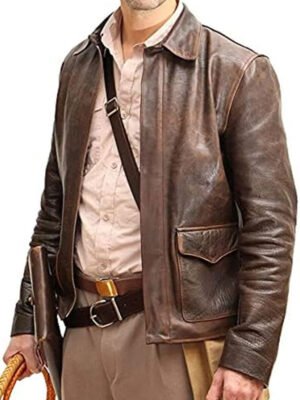 Raiders Of The Lost Ark Harrison Ford Brown Jacket
