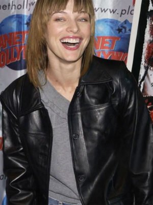 Resident Evil Milla Jovovich Black Jacket