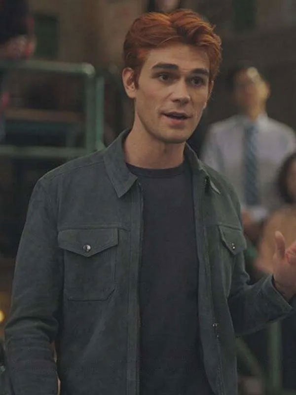 Riverdale KJ Apa Gray Jacket - Image 3