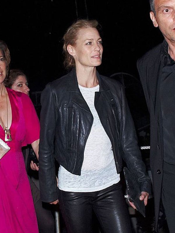 Film Festival Robin Wright Black Jacket