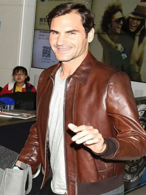 Roger Federer Vintage Brown Jacket
