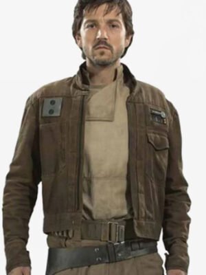 Rogue One A Star Wars Diego Luna Brown Jacket