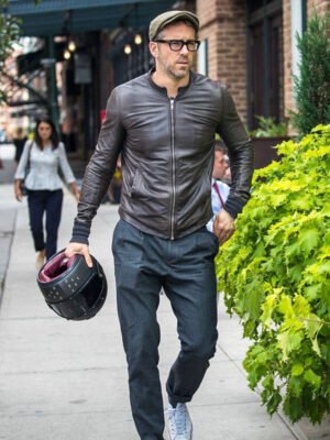 Ryan Reynolds Biker Black Jacket