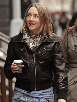 Saoirse Ronan Black Jacket