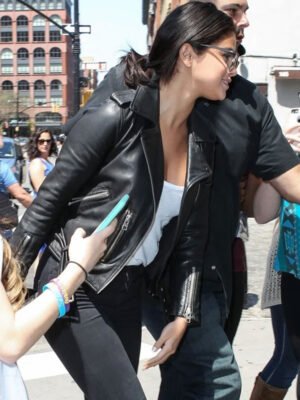 Selena Gomez NYC Black Jacket