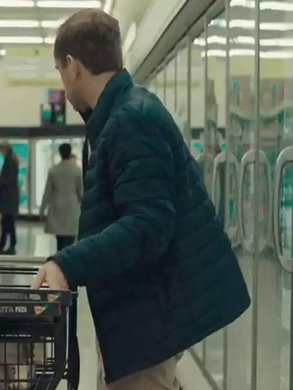 Sharp Corner Ben Foster Blue Puffer Jacket - Image 3