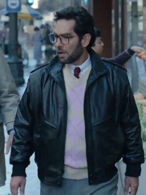 The Shrink Next Door Paul Rudd Black Jacket