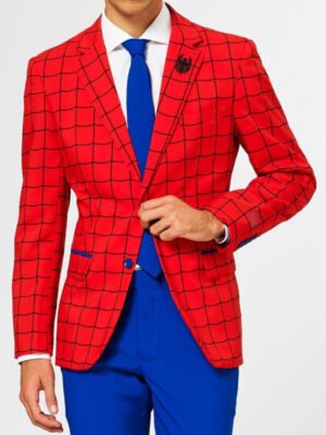 Spiderman Tom Holland Red Blazer