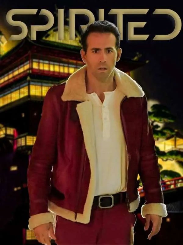 Spirited Ryan Reynolds Red Jacket - Image 3