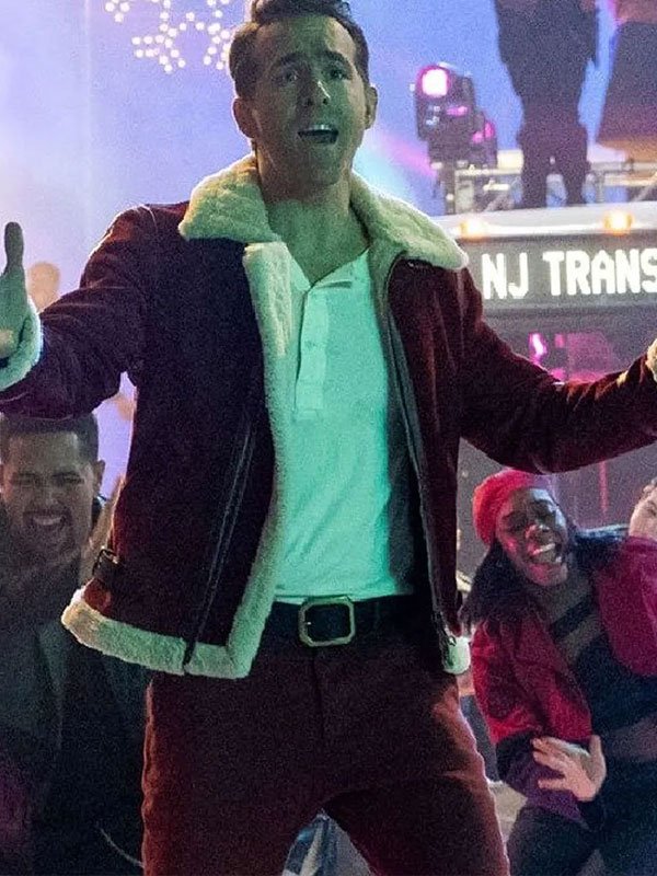 Spirited Ryan Reynolds Red Jacket - Image 2