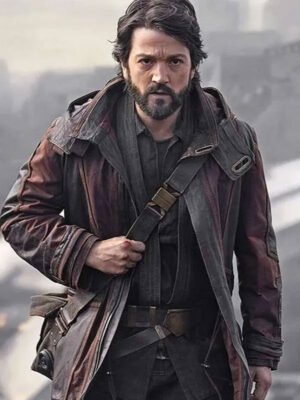 Star Wars Andor Diego Luna Brown Jacket
