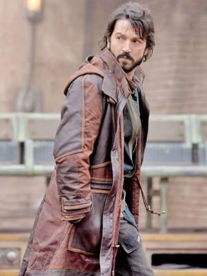 Star War Andor Diego Luna Brown Coat