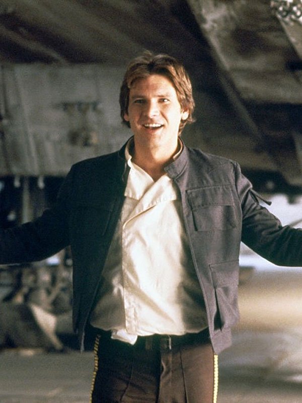Star Wars The Empire Strikes Back Harrison Ford Black Jacket - Image 3