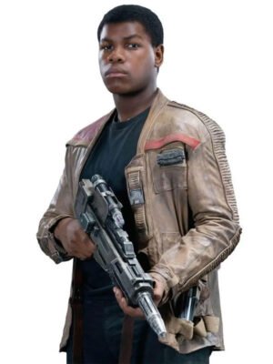 Star Wars Epi 07 The Force Awakens John Boyega Beige Jacket