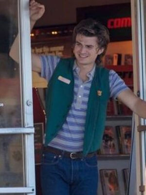 Stranger Things Joe Keery Green Vest