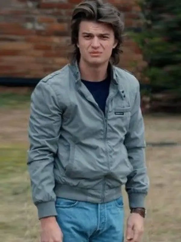 Stranger Things Joe Keery Gray Jacket - Image 2