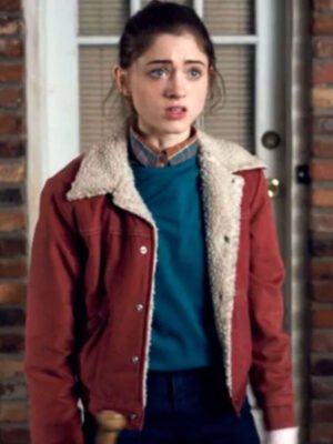 Stranger Things Natalia Dyer Red Jacket