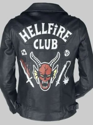Stranger Things The Hellfire Club Eddie Munson Black Jacket