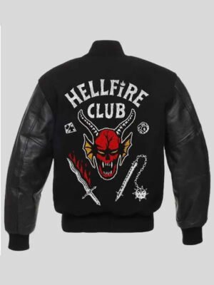 Stranger Things The Hellfire Club Joseph Quinn Black Jacket