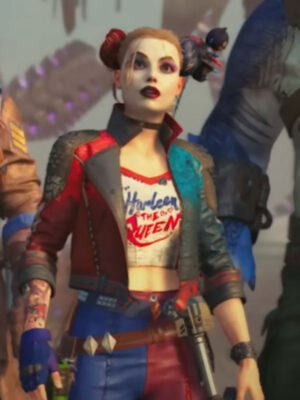 Suicide Squad Kill The Justice League Harley Quinn Red And Blue Jacket