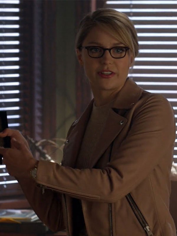 Supergirl Melissa Benoist Brown Jacket - Image 2