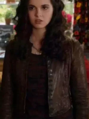 Switched at Birth Vanessa Marano Brown Jacket