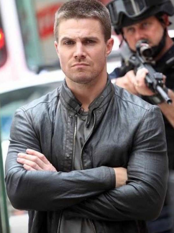 Teenage Mutant Ninja Turtle Stephen Amell Black Jacket - Image 3