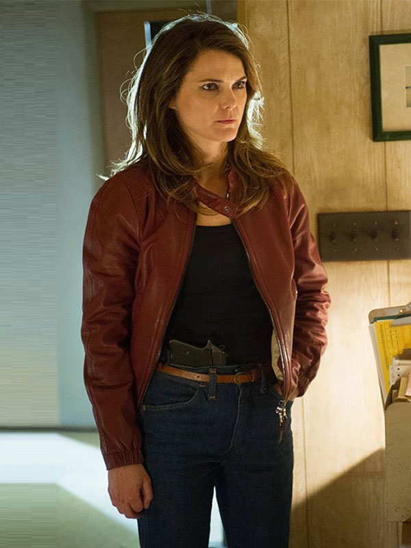 The Americans Keri Russell Red Jacket - Image 2
