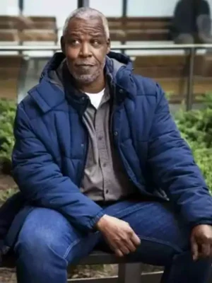 The Equalizer S05 Danny Johnson Blue Puffer Jacket