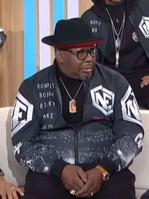 The Legacy Tour New Edition Jeffrey King Blue Jacket