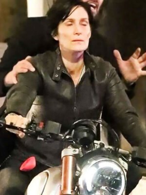 The Matrix Resurrection Carrie Anne Moss Black Jacket