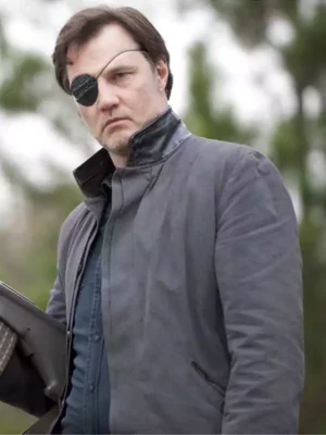 The Walking Dead David Morrissey Gray Coat