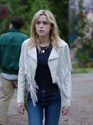 Totally Killer Kiernan Shipka White Jacket