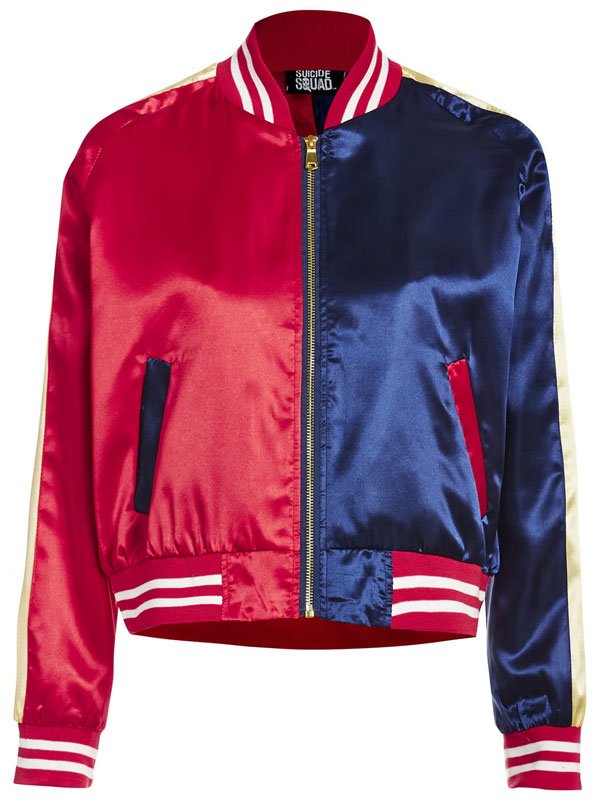 Suicide Squad Harley Quinn Red And Blue Jacket - Image 3