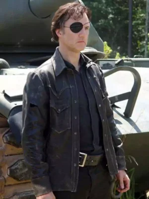 Walking Dead David Morrissey Black Jacket