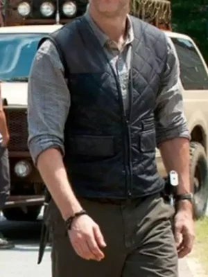 Walking Dead David Morrissey Black Vest