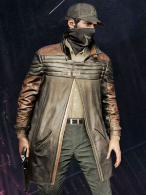 Watch Dogs Legion Bloodline Aiden Pearce Brown Coat