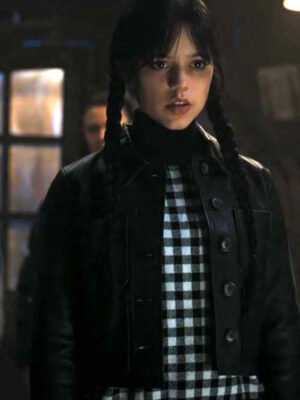 Wednesday Jenna Ortega Black Jacket