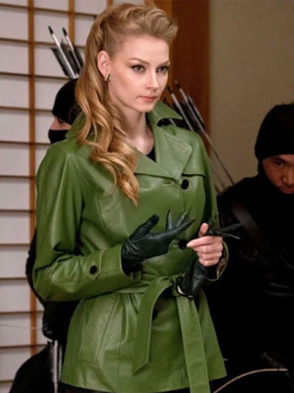 The Wolverine Svetlana Viktorovna Khodchenkova Green Jacket - Image 2
