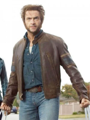 X Men The Last Stand Hugh Jackman Brown Jacket