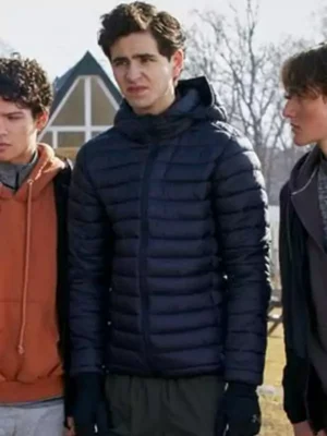 Young Royals Malte Gardinger Black Puffer Jacket