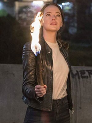 Zombieland Double Tap Emma Stone Black Jacket