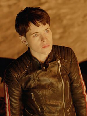 The Girl in the Spider's Web Claire Foy Black Jacket