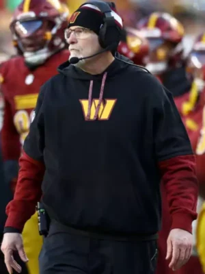 Dan Quinn Coach Black and Red Hoodie