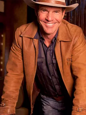 Vegas Dennis Quaid Brown Jacket